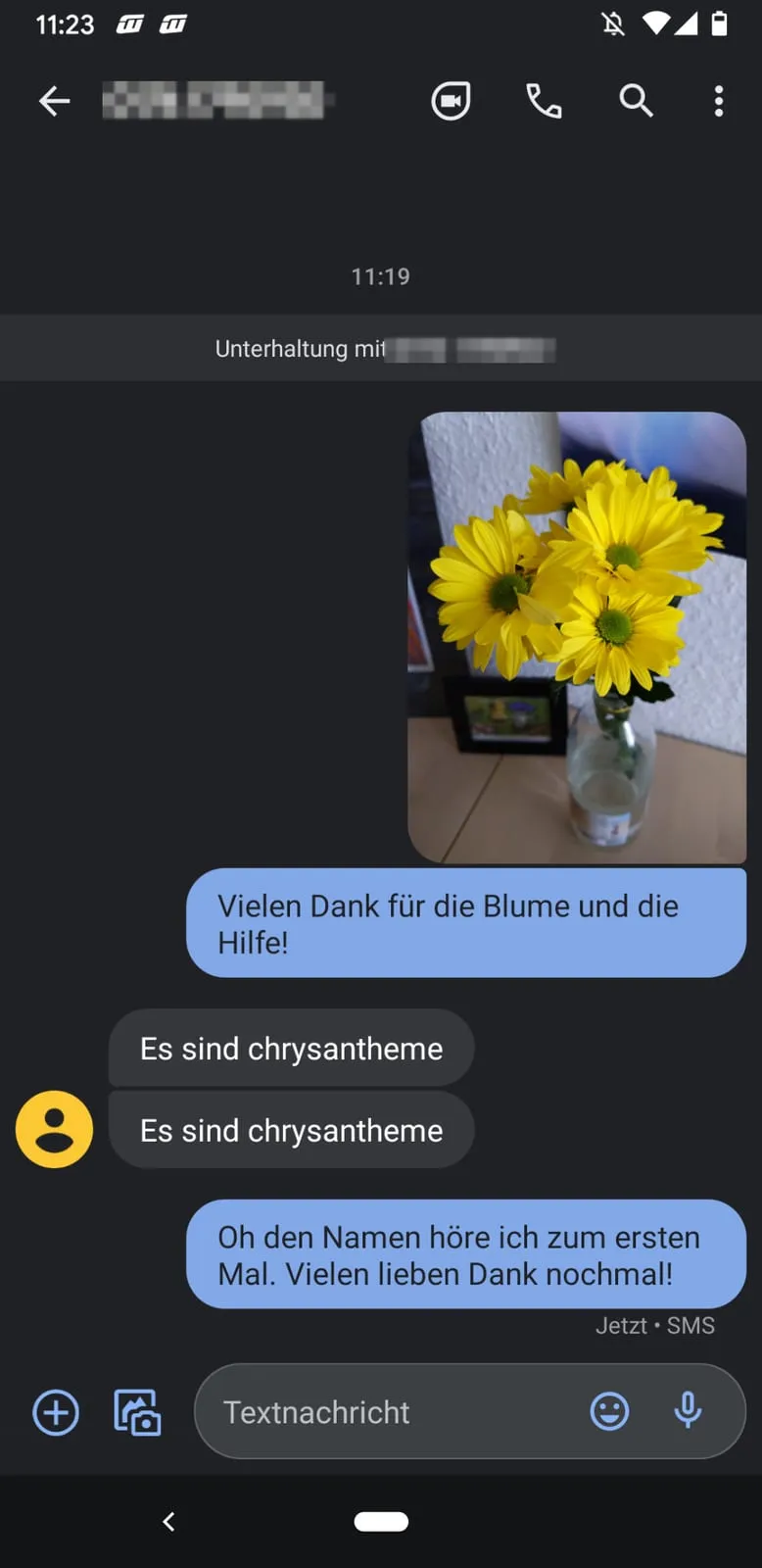 Nachfrage per MMS