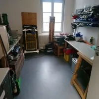 Blick in die Dreckwerkstatt.