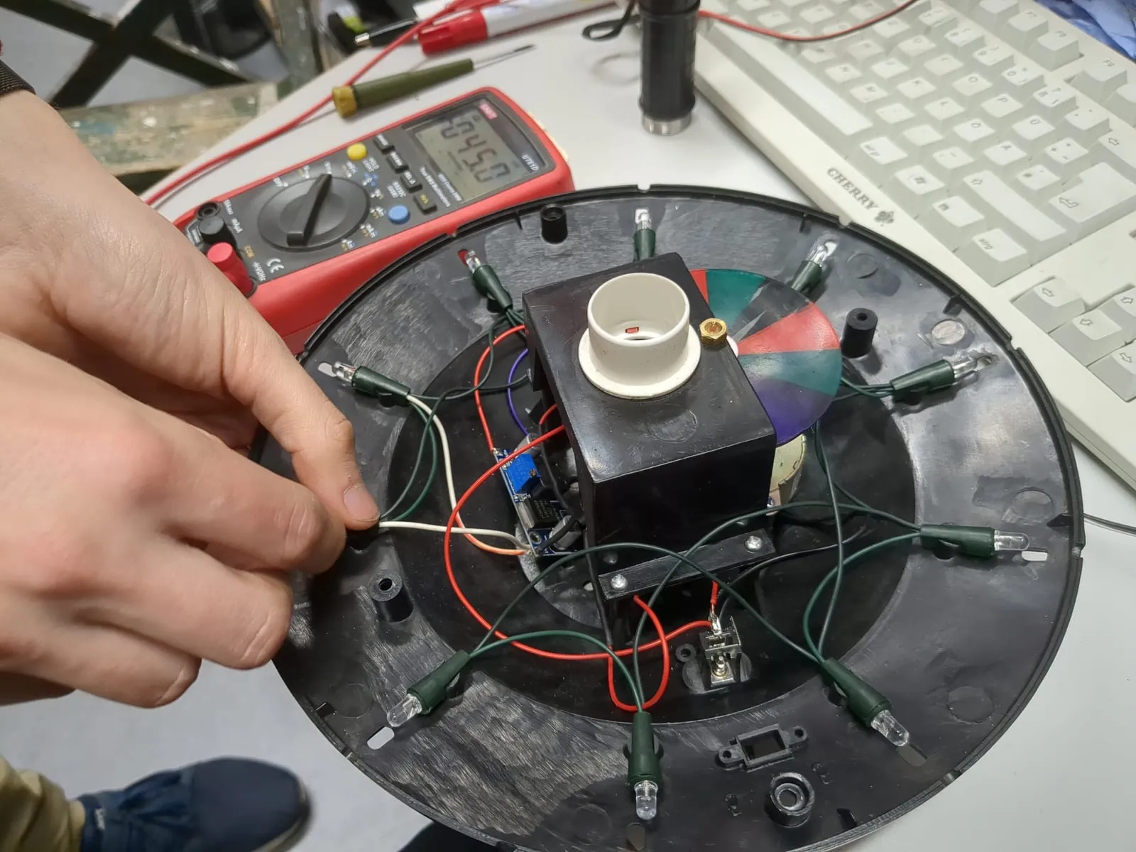 endlich eine Drucker-Nozzle verbaut